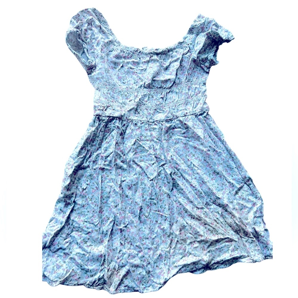 🛍️[10X$50] ADORABLE Floral Short Dress Ruffle Sleeves